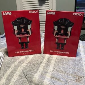 Set of New Dr Disrespect LAMO Limited Edition Vinyl Figure DDO1